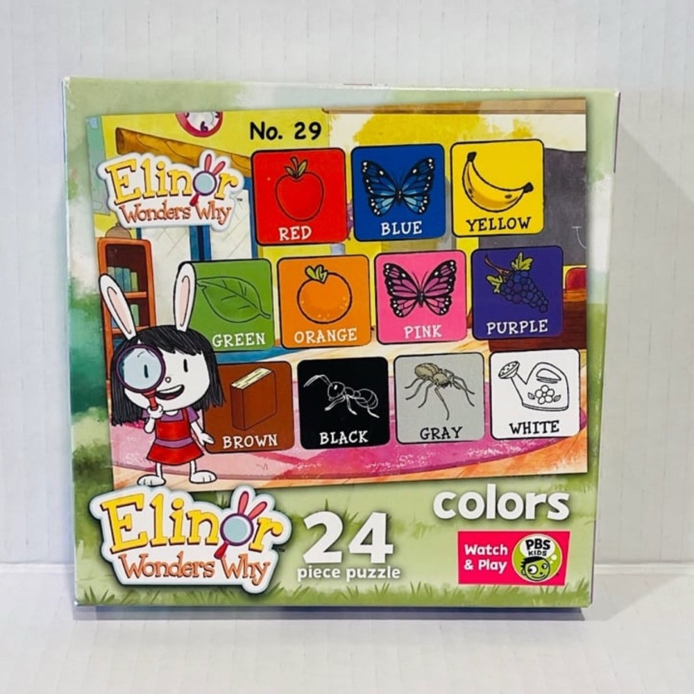 PBS Ellinor Wonders Why Colors 24 piece puzzle